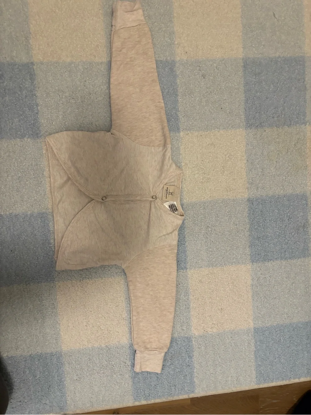 Ergopouch 3-12 month Cream Sleep Sack Jacket - Soft Cozy Layer
